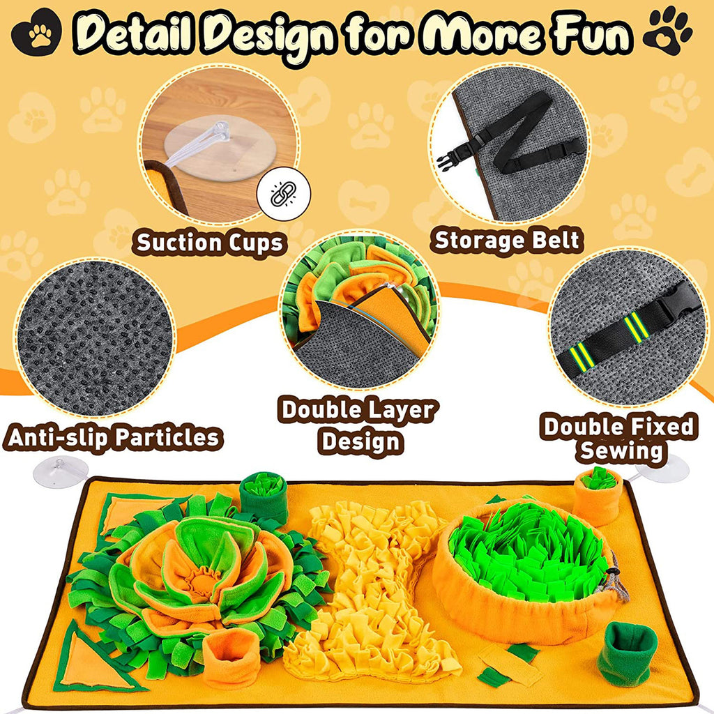 Plush Snuffle Mat for Dogs