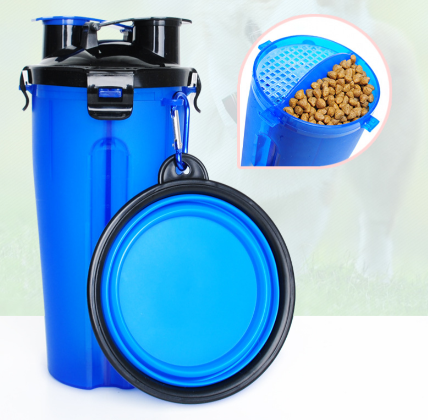 2-in-1 Water Bottle and Food Container