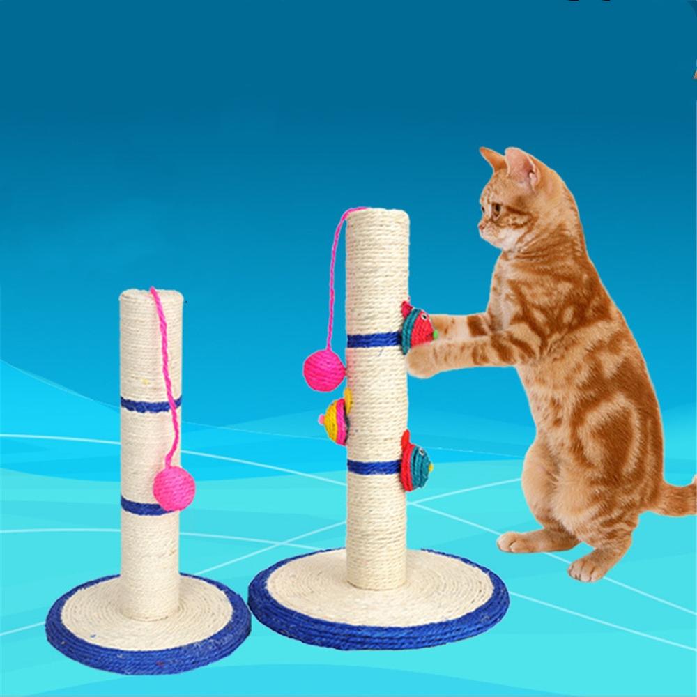 Sisal Cat Scratching Post with Round Base