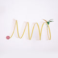 Mesh Cat Tunnel with Hanging Toys