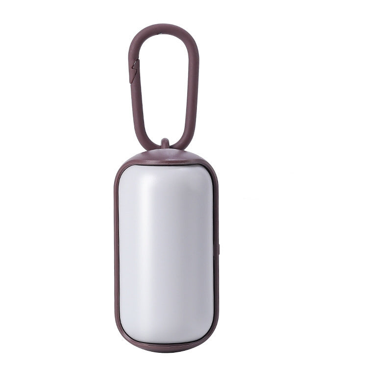 Portable Poop Bag Dispenser - Grey coffee