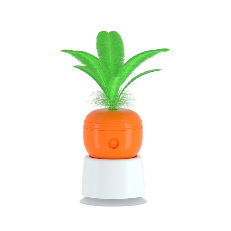 Spring Carrot Treat Toy for Cats