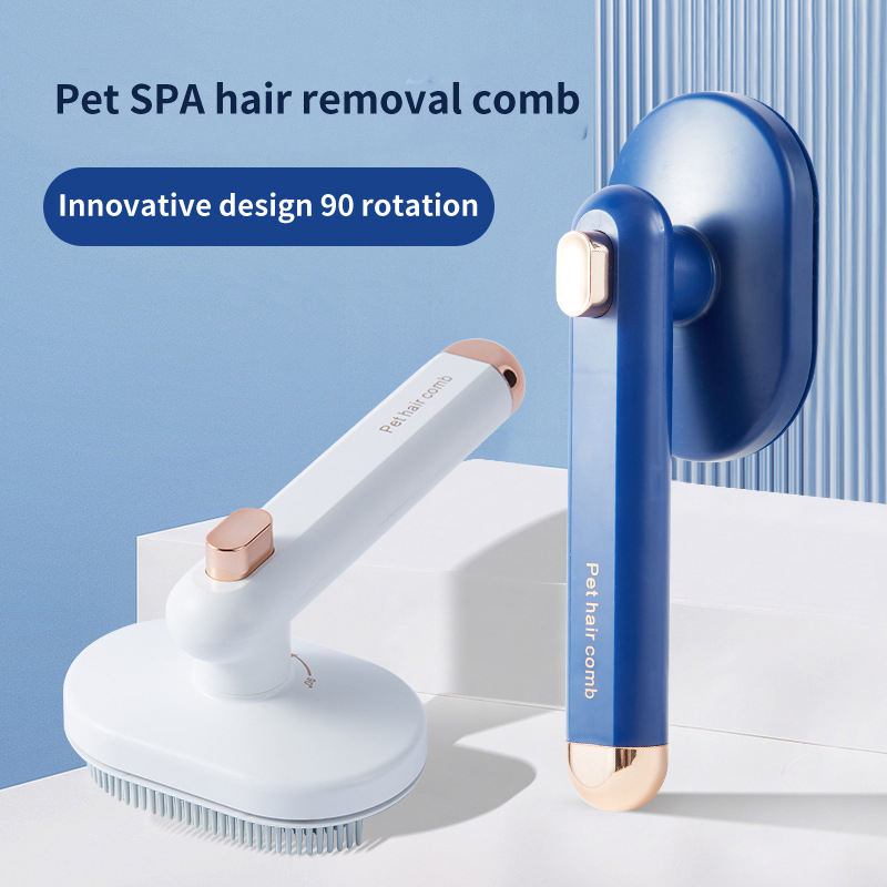 Self-Cleaning Arc Pet Grooming Brush