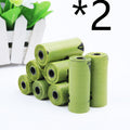 Green Dog Poop Bag Rolls