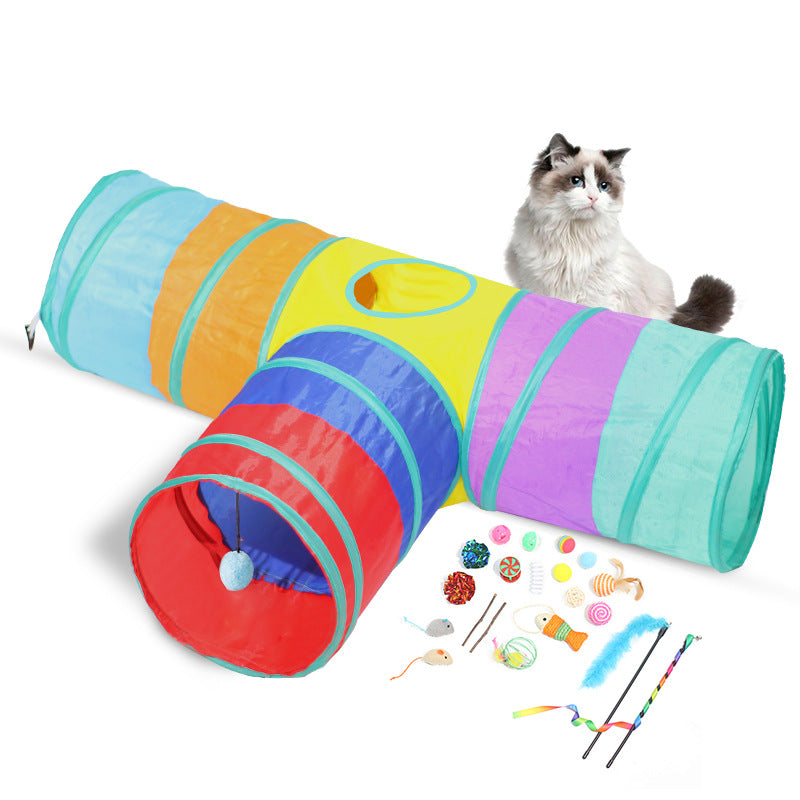 Foldable Polyester Cat Tunnel