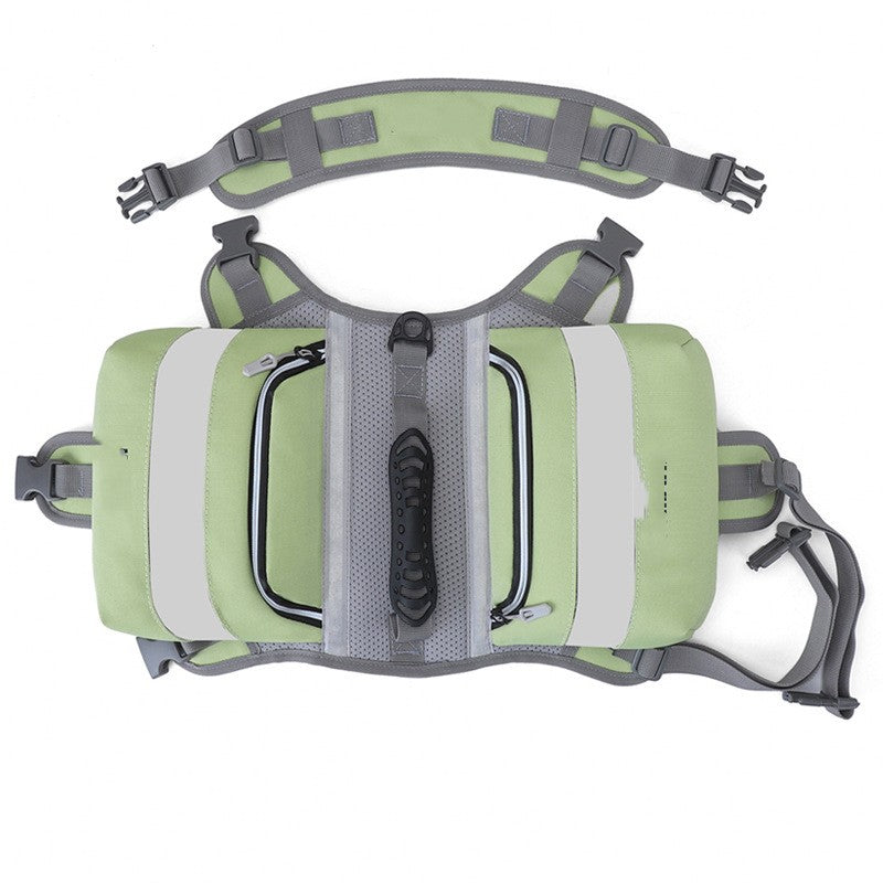 Outdoor Backpack for Large Dogs - Light Green