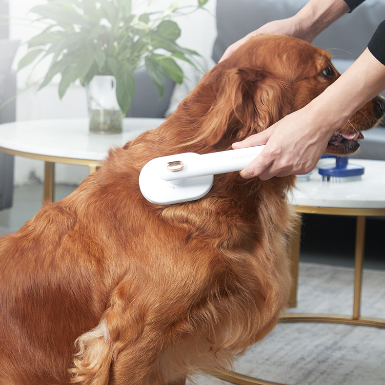Self-Cleaning Arc Pet Grooming Brush