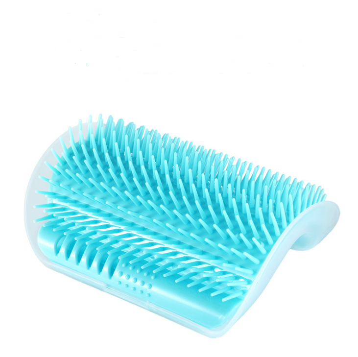 Cat Corner Self-Grooming Brush - Lake blue