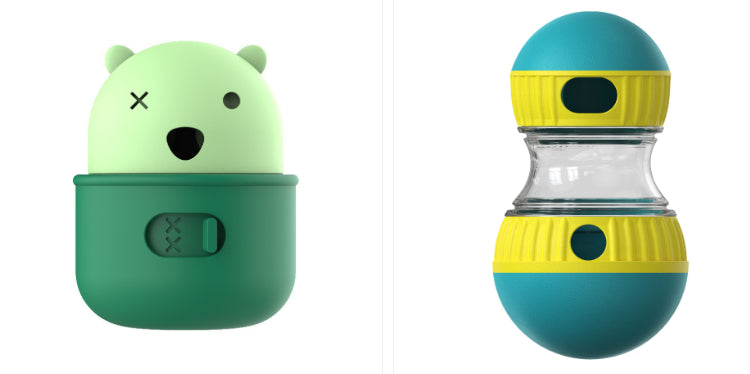Adjustable Treat-Dispensing Ball for Pets - Set1