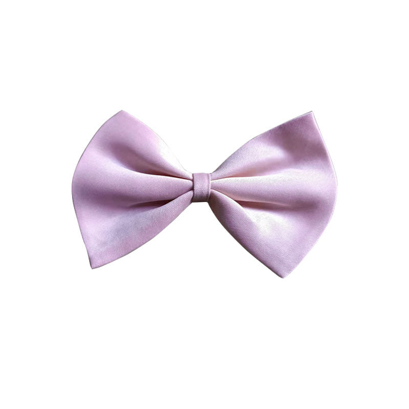 Adjustable Solid Color Pet Bow Tie - Light Pink