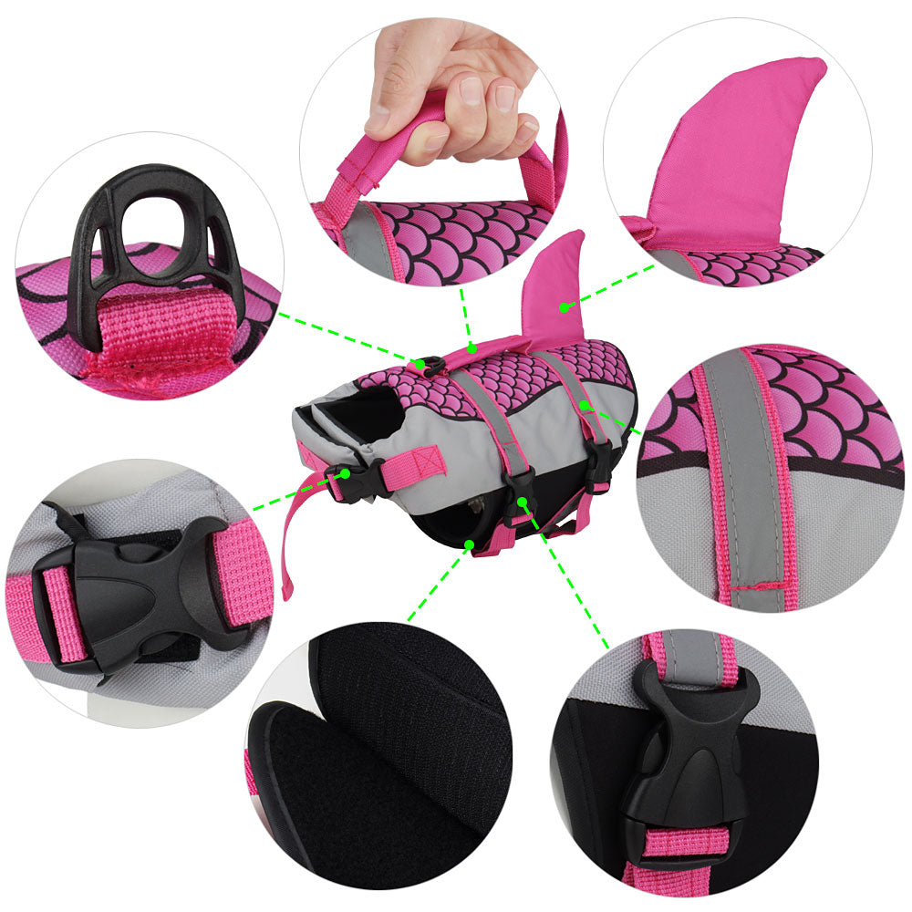 Ripstop Shark Dog Life Jacket