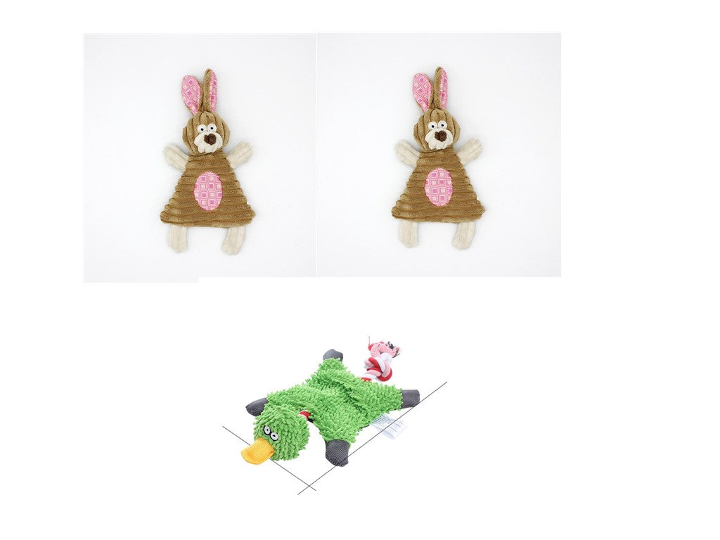 Plush Donkey and Friends Dog Toy - Set3