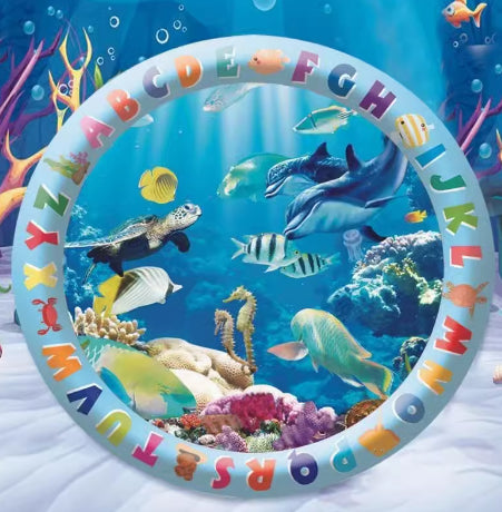 Water-Filled Pet Play Mat - Ocean World 65cm / 1PCS