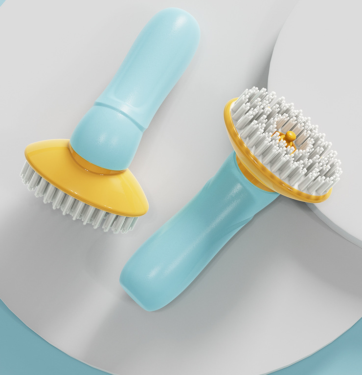 Handheld Pet Bath Massage Brush