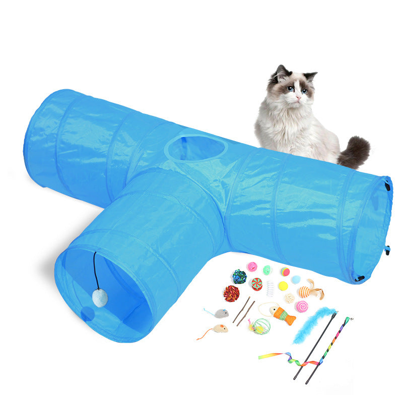 Foldable Polyester Cat Tunnel