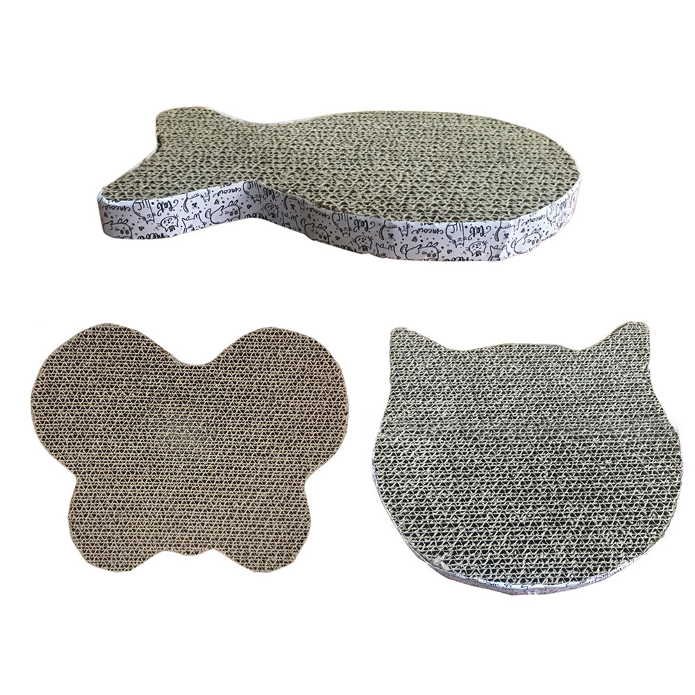 Shaped Corrugated Cat Scratch Pad