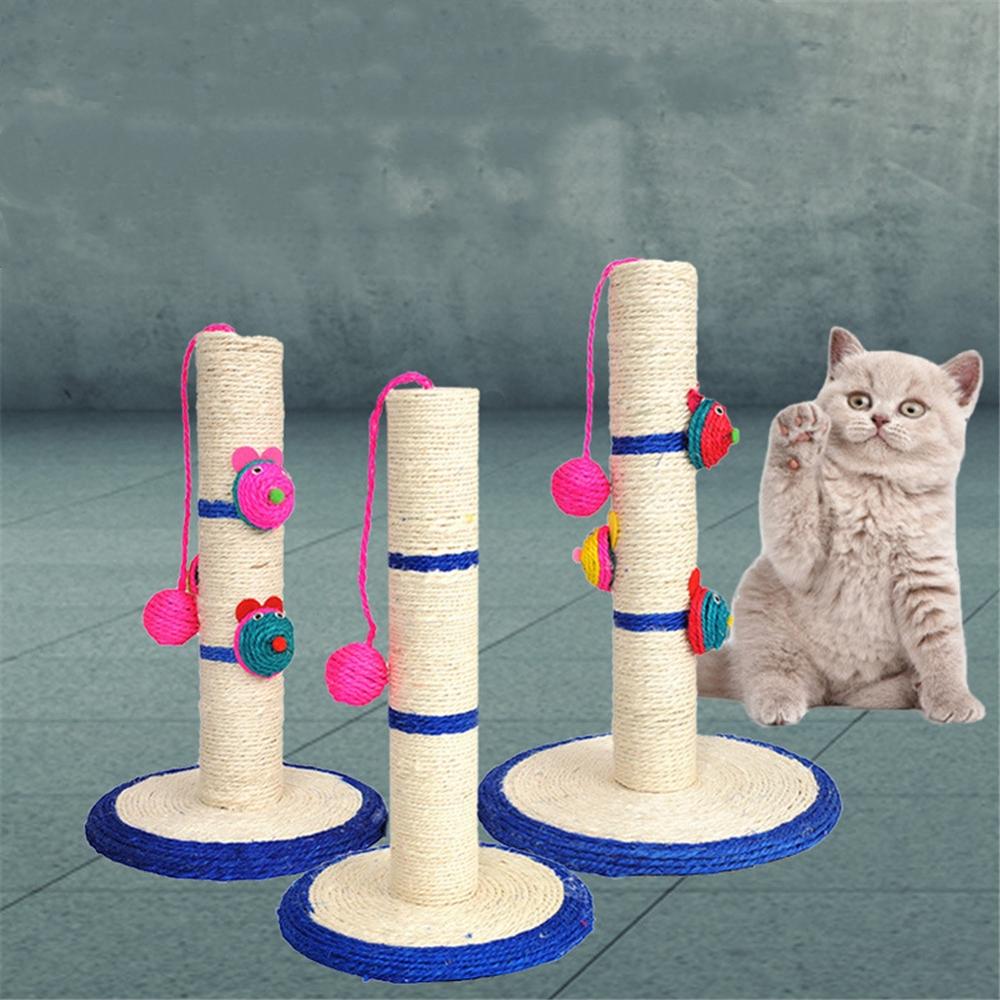 Sisal Cat Scratching Post with Round Base