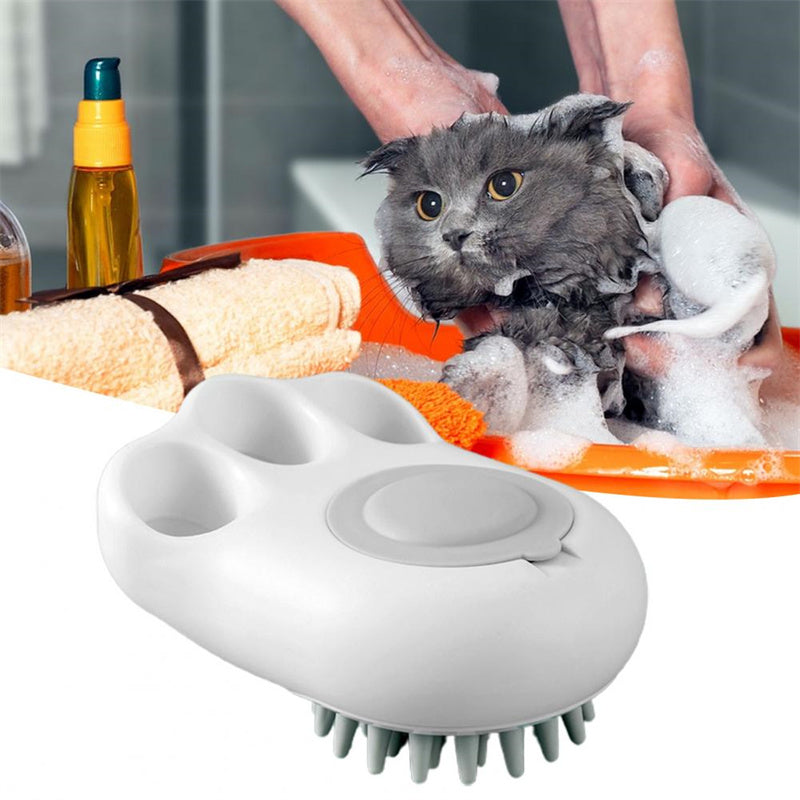 Paw-Shaped Pet Bath Brush