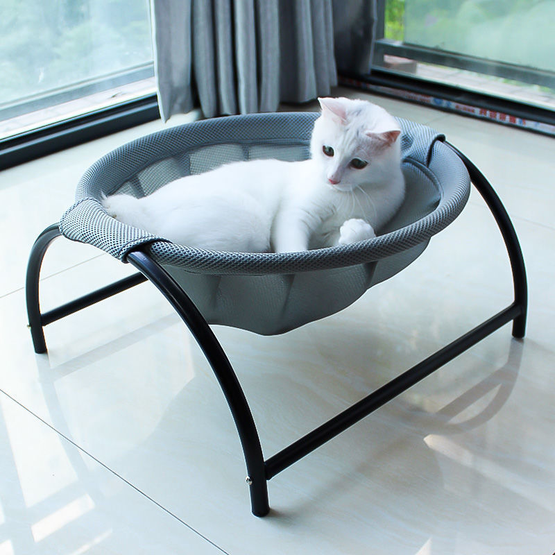 Elevated Mesh Cat Hammock Bed