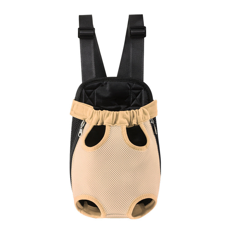 Legs-Out Dog Front Carrier Backpack - Yellow / L3.5 6.5KG