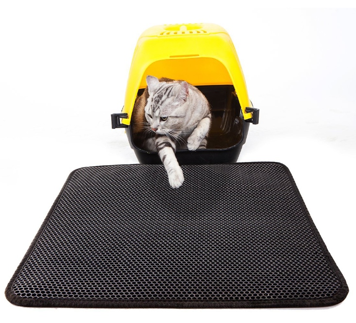 Foldable Honeycomb EVA Cat Litter Mat