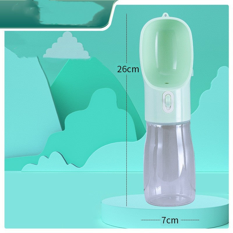 Wide-Mouth Dog Travel Water Bottle - Blue Water bottle 400ml / Solid color