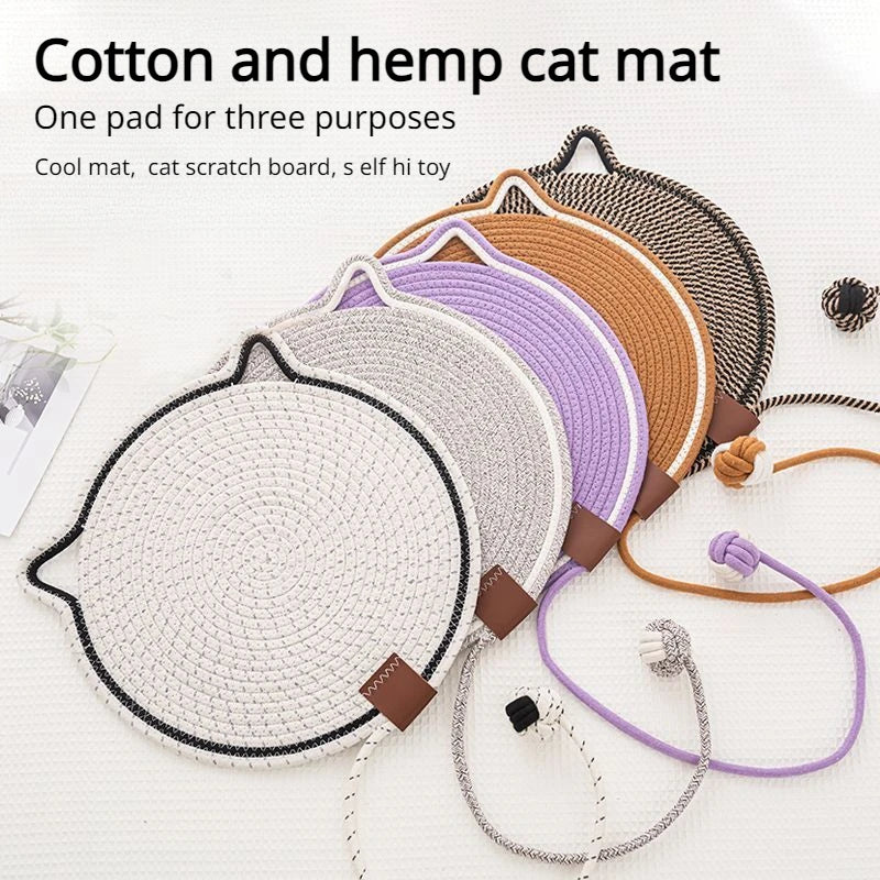 Braided Cotton Rope Cat Scratching Mat