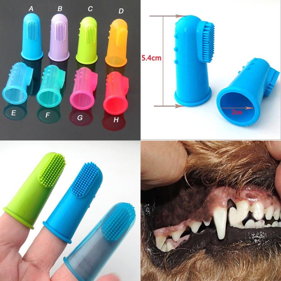 Silicone Pet Finger Toothbrush