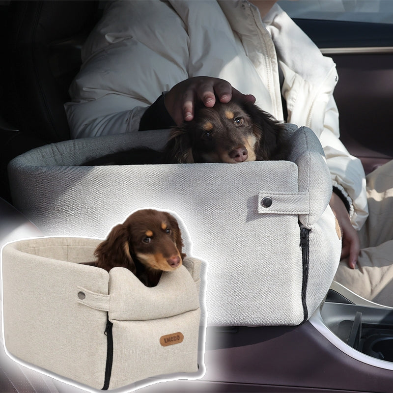 Car Console Pet Seat Bed