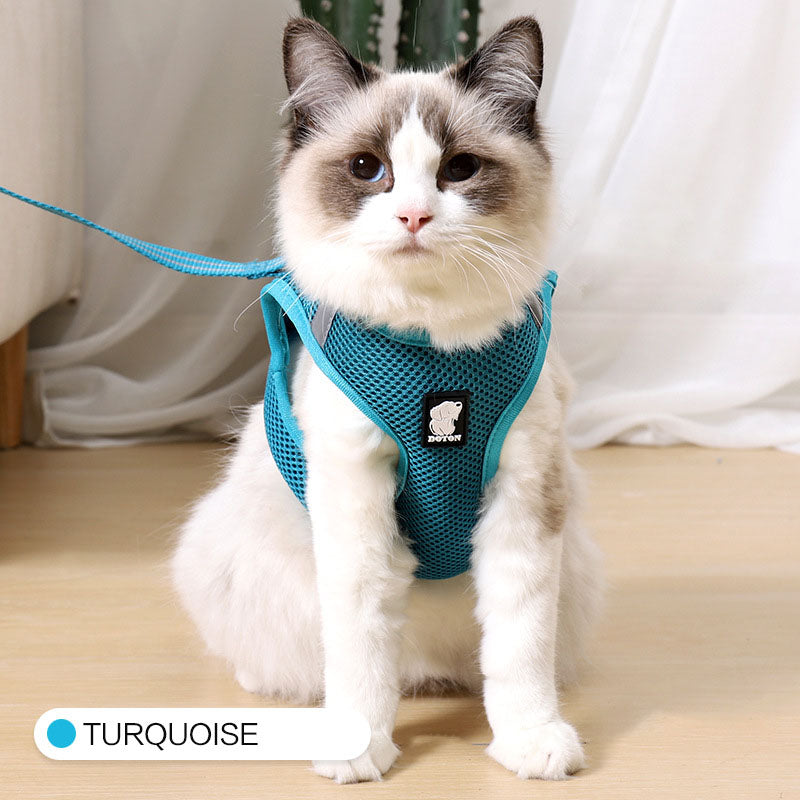 Mesh Cat Walking Harness