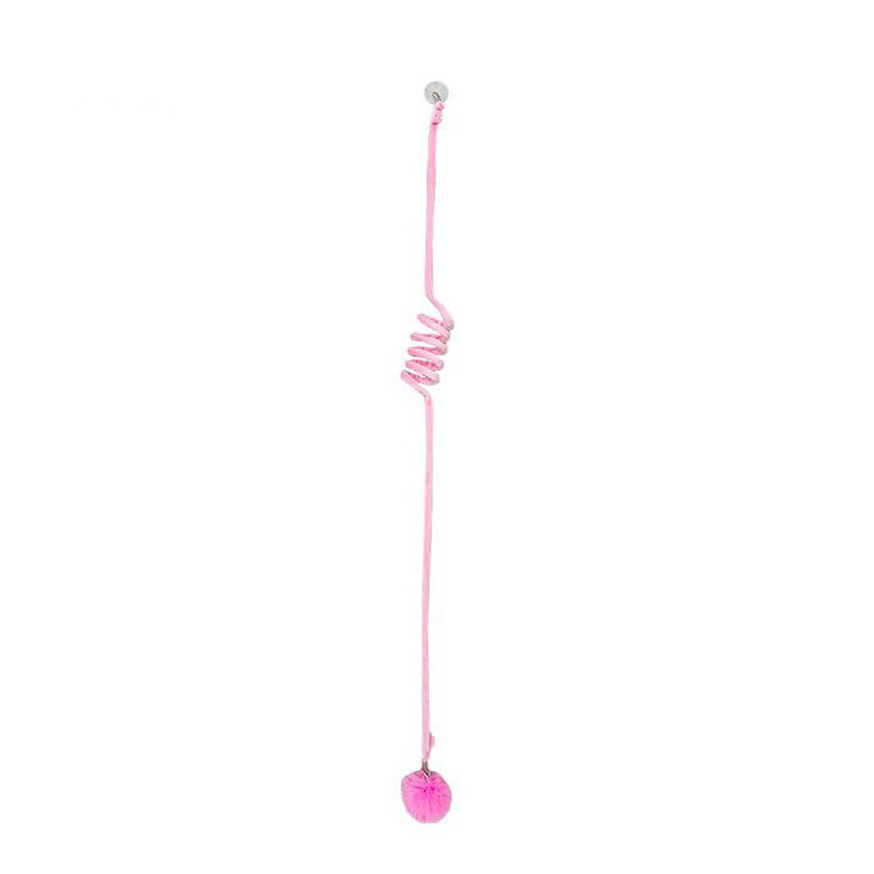 Suction Cup Hanging Teaser Toy for Cats - Pure pink
