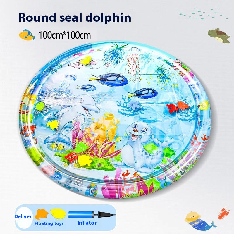 Water-Filled Pet Play Mat - Seal Dolphin 100cm / 1PCS
