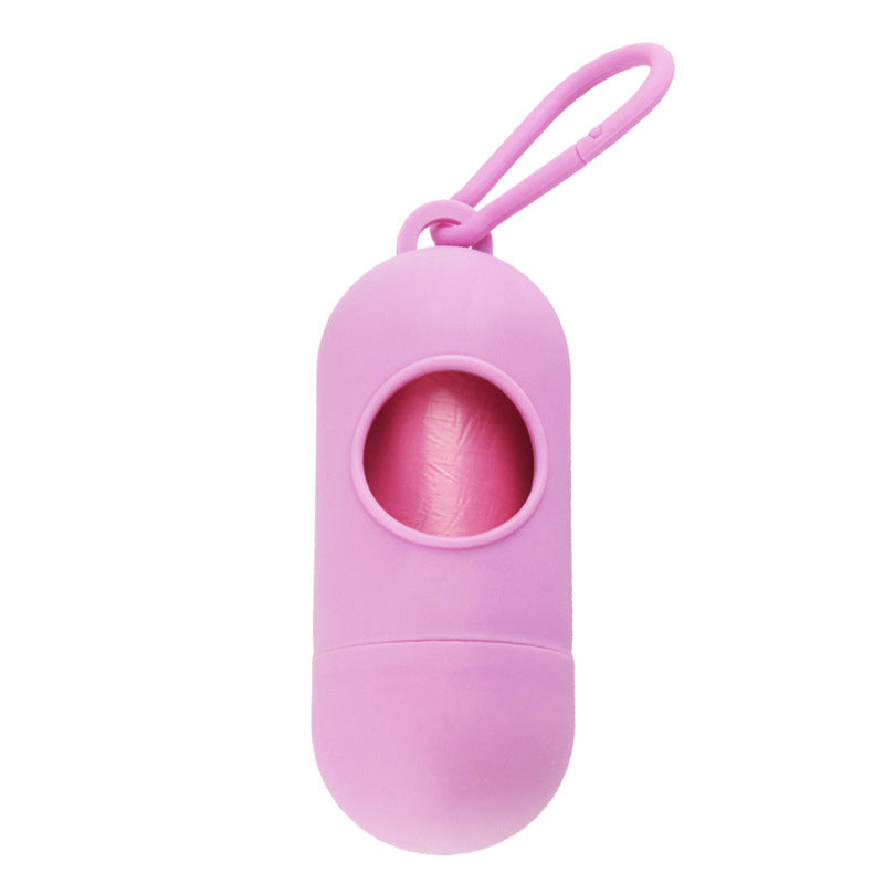 Poop Bag Dispenser with Clip - Pink