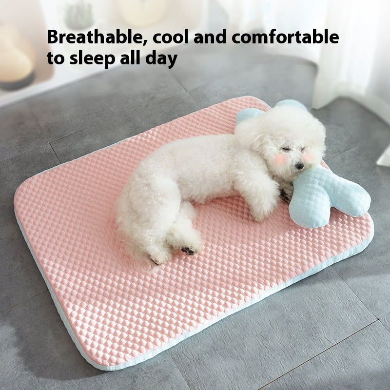 Big-Eyed Animal Cool-Feel Pet Mat