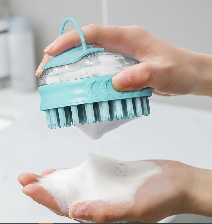 Compact Dog Bath Massage Brush