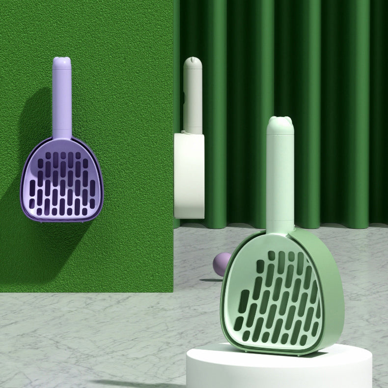Cat Litter Scoop with Bag Storage