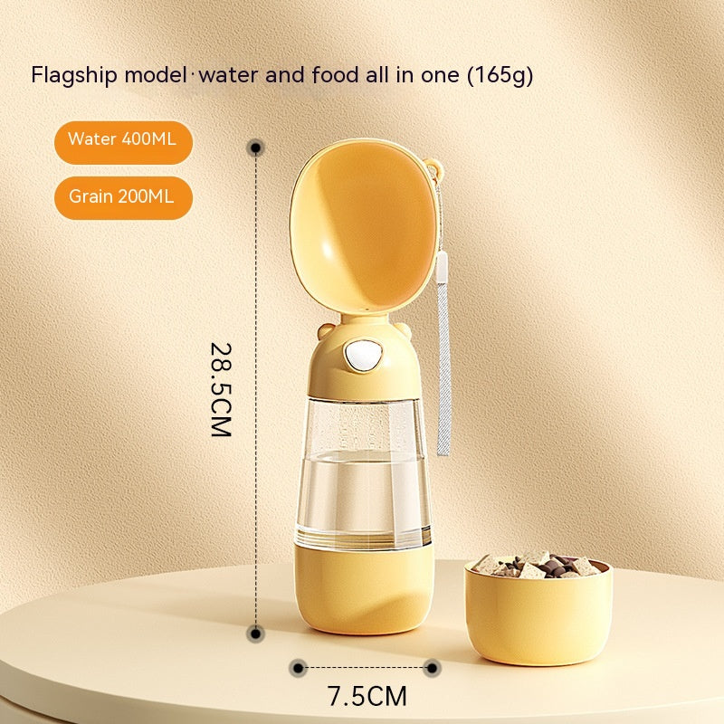 Portable Pet Water and Food Bottle