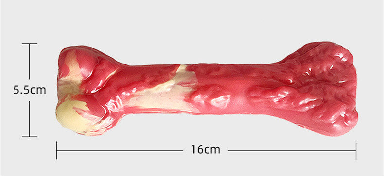 Rubber Bone Chew Toy