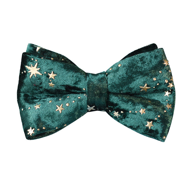 Star Print Cotton Dog Collar