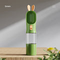 Pet Travel Water Bottle and Food Cup - Green / Water and food cup