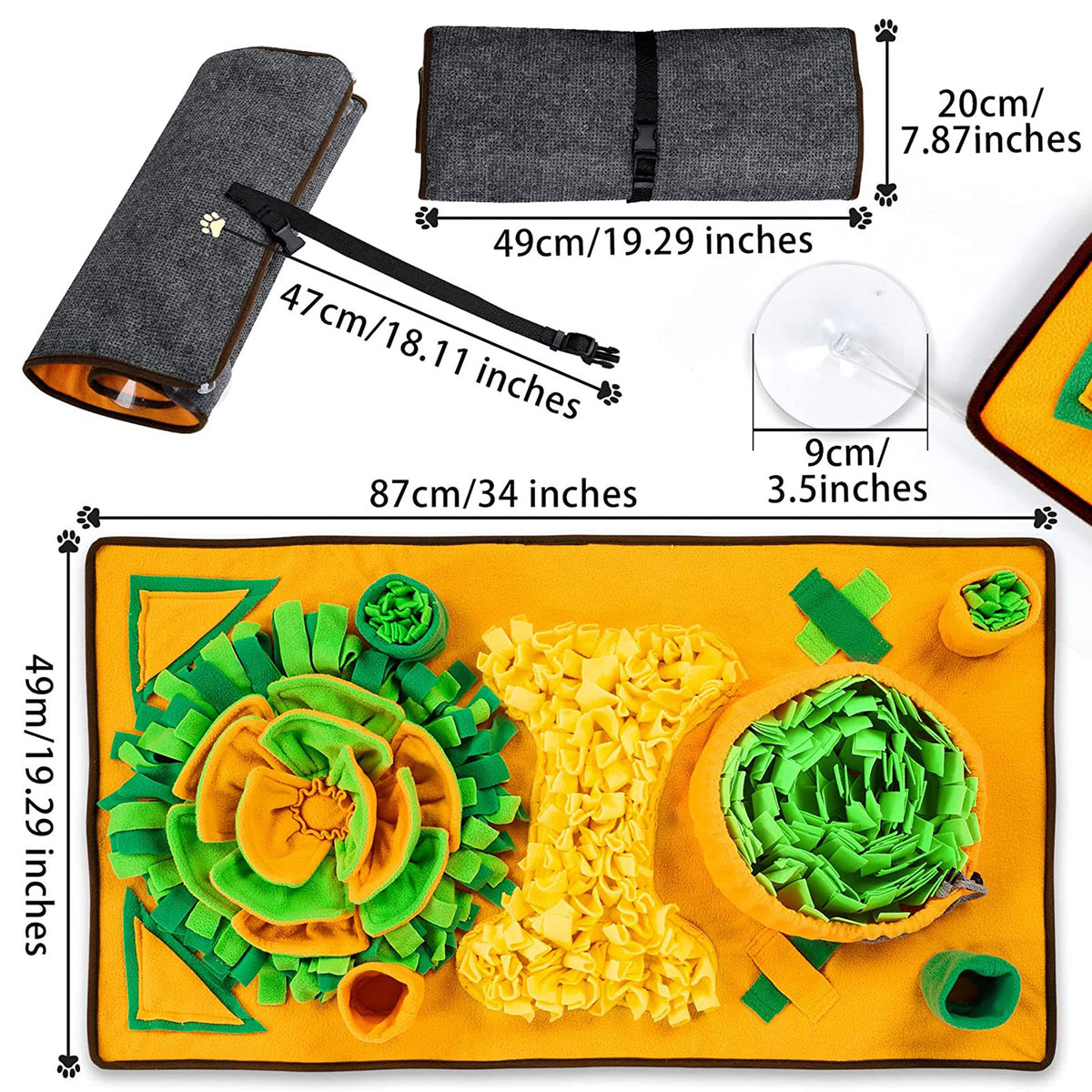 Plush Snuffle Mat for Dogs