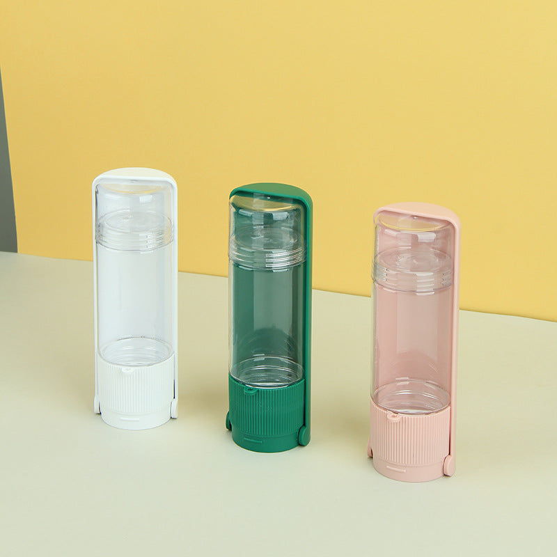 Pet Water Bottle with Slide-Out Trough