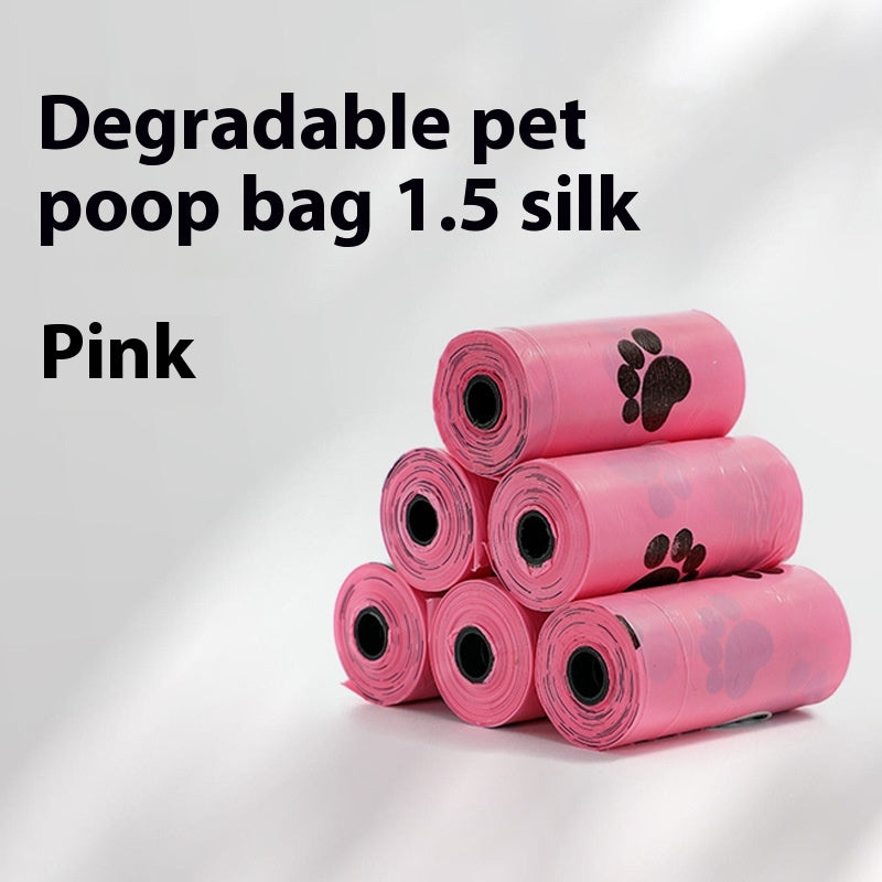 Pet Poop Bags for Dogs and Cats - Pink / 1PCS