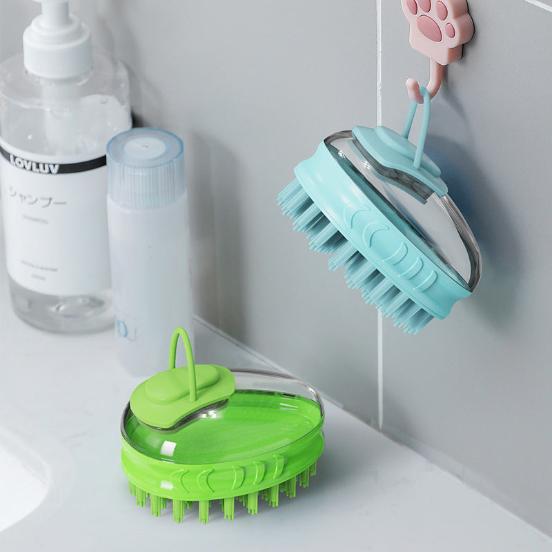 Compact Dog Bath Massage Brush