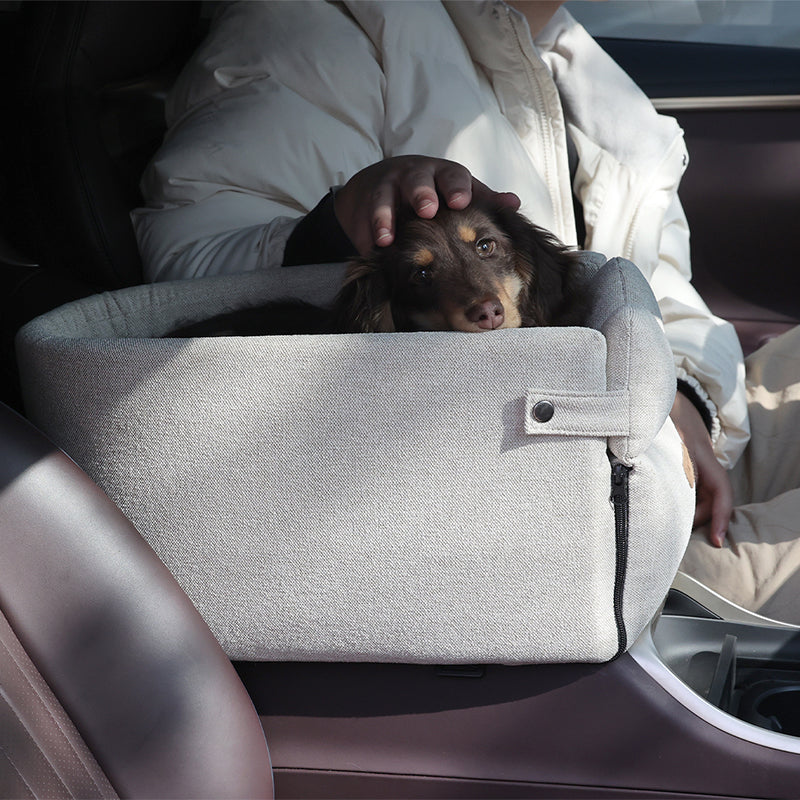 Car Console Pet Seat Bed