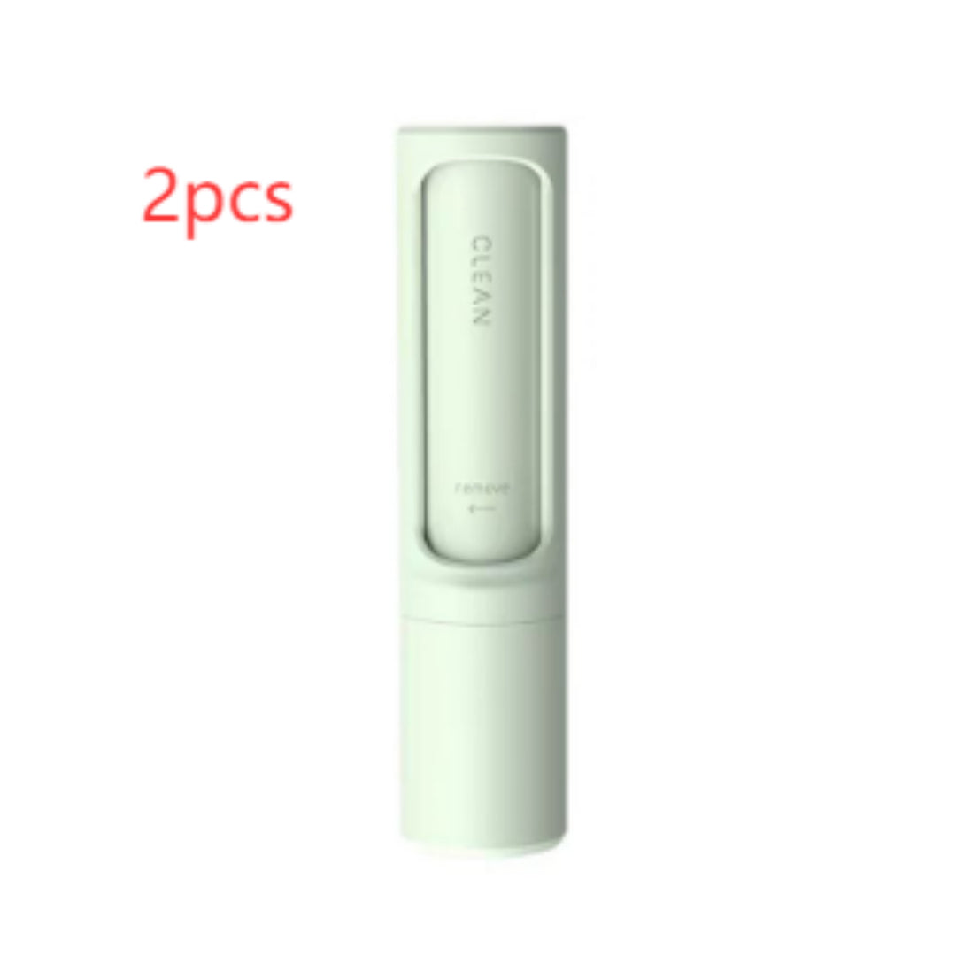 Reusable Pet Hair Remover Brush - Green 2pcs
