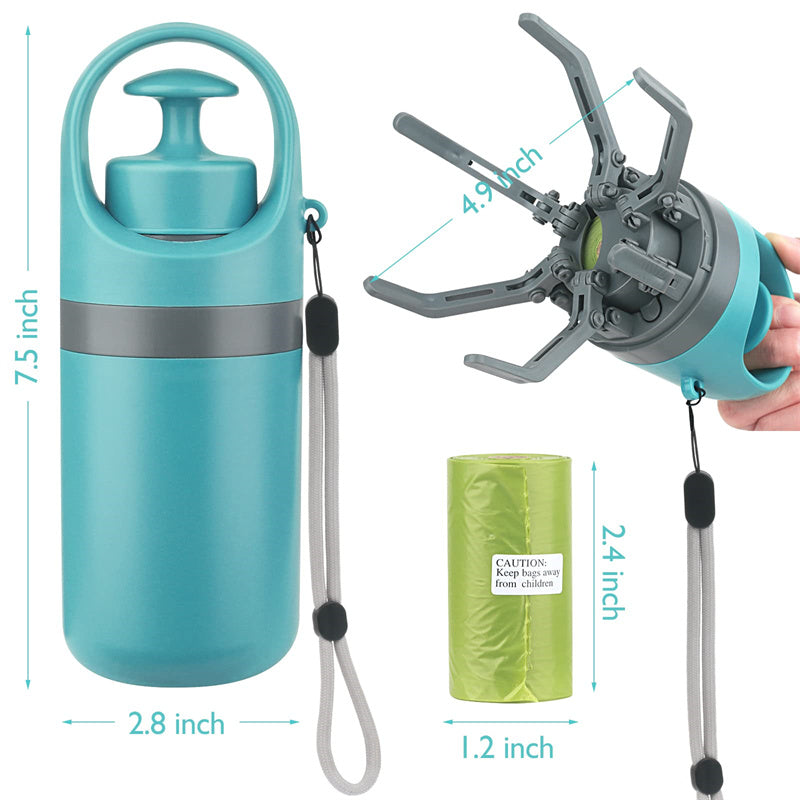 Claw Pooper Scooper with Bag Dispenser