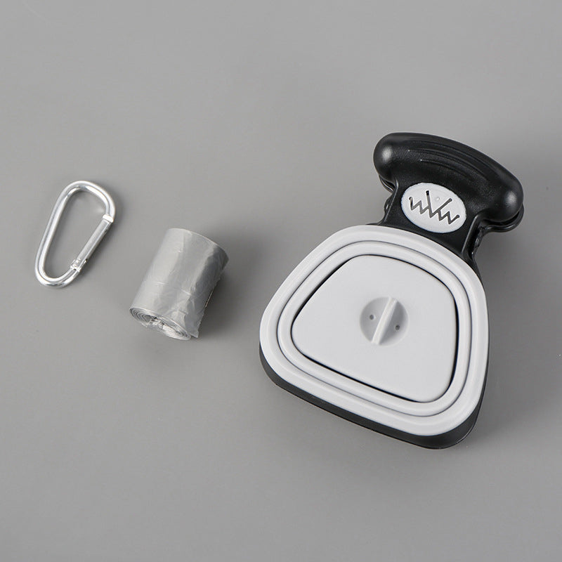 Foldable Poop Scooper With Bag Dispenser