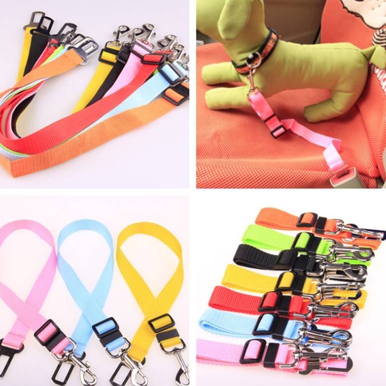 Polyester Dog Car Seat Belt Tether