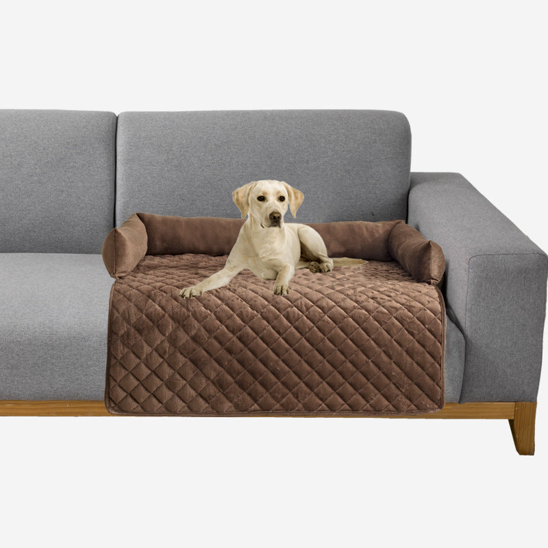 Plush Pet Sofa Cover Bed